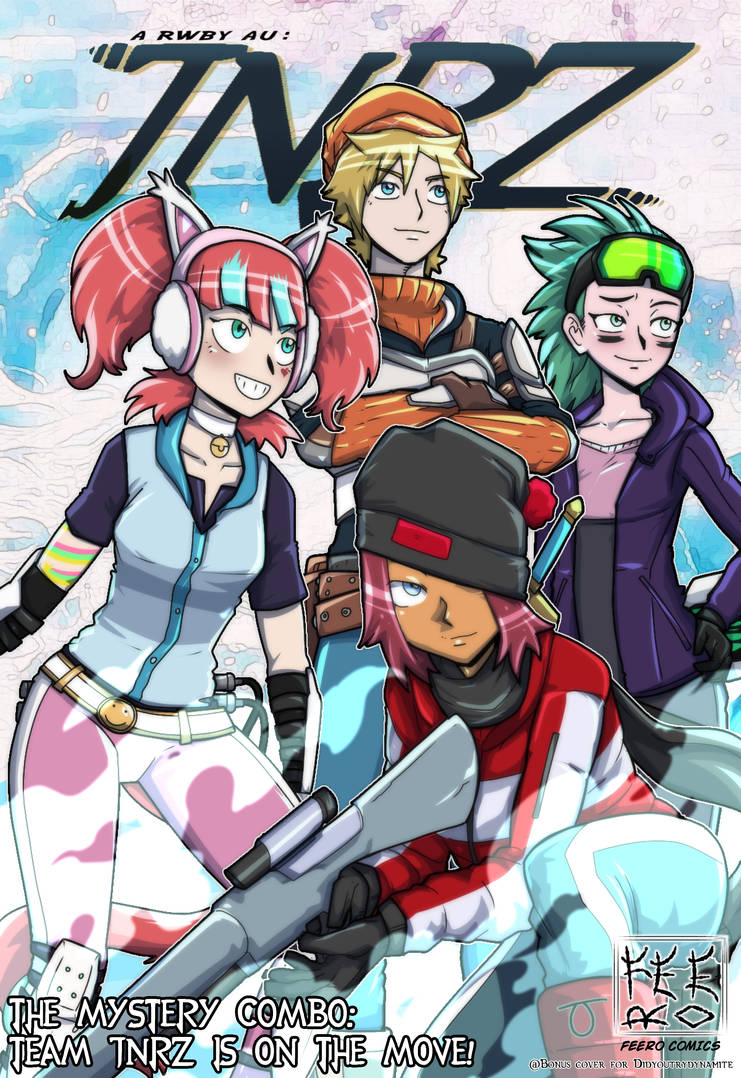 (RWBY AU Commish) TEAM JNRZ Cover Art by Feerocomics on DeviantArt