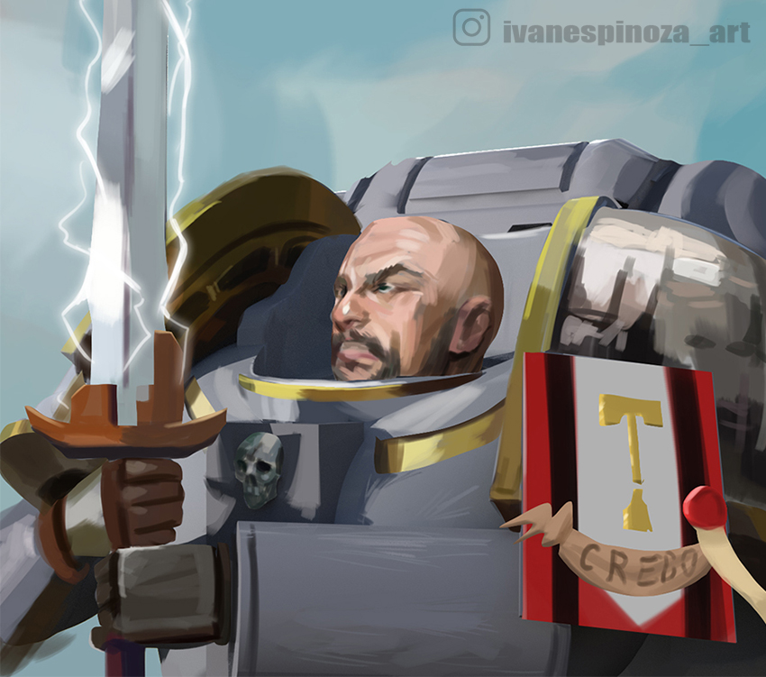 Grey Knight (W40k fanart)