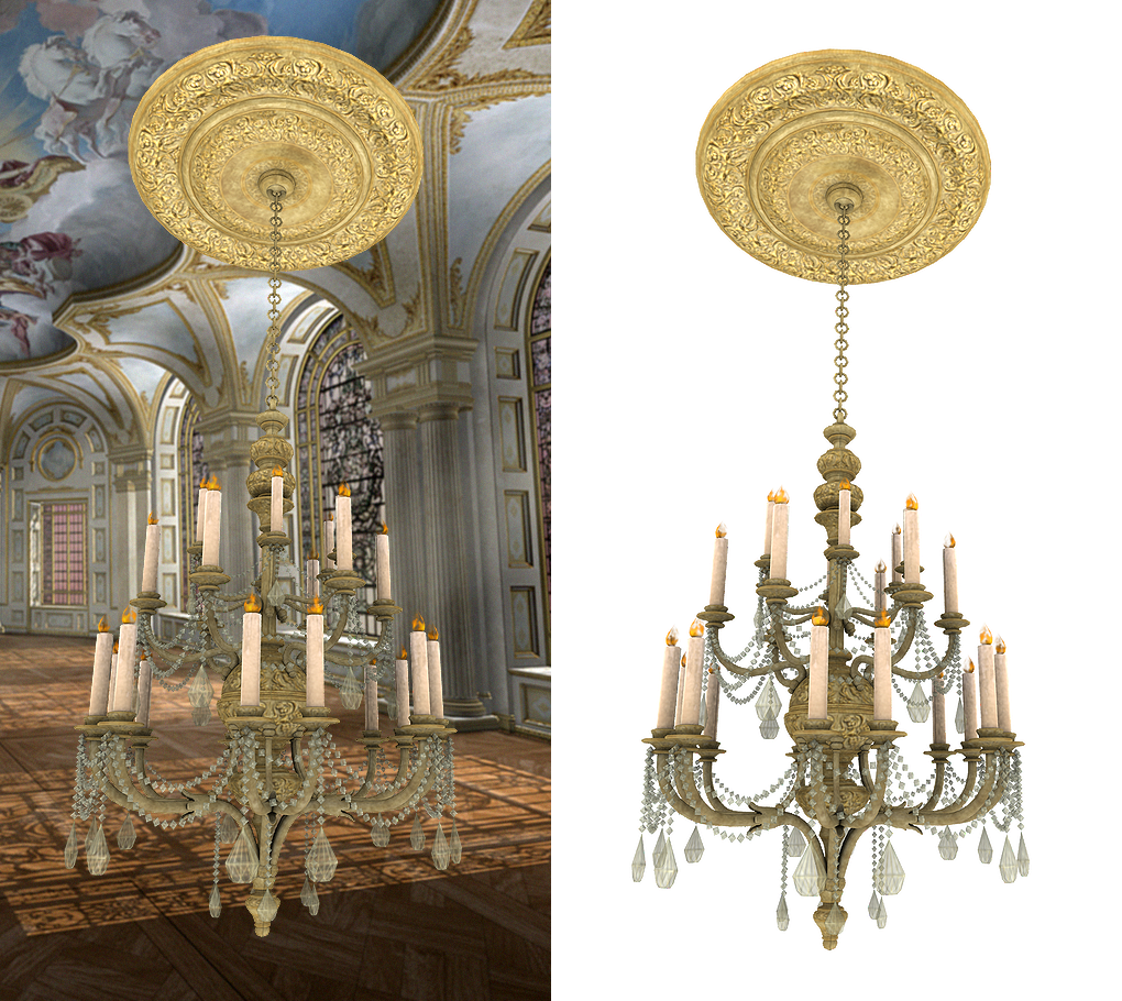 chandelier 002 PNG