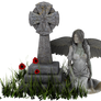 Angel Statue PNG 04
