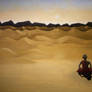 Monk in the Desert