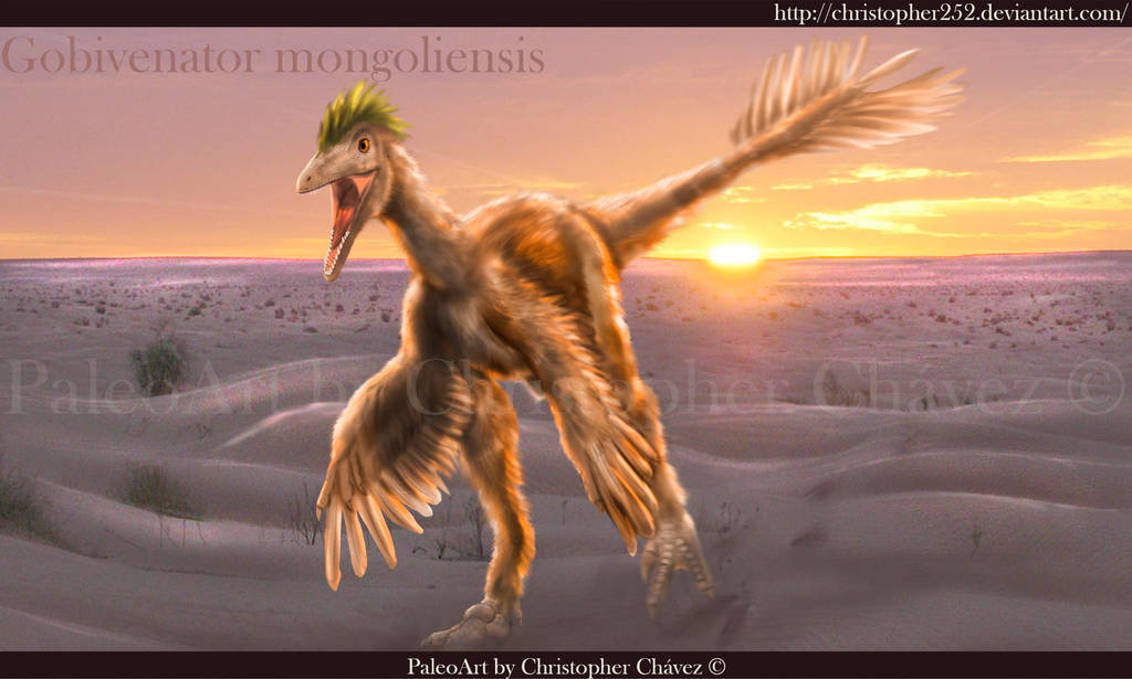 Gobivenator mongoliensis by Christopher252