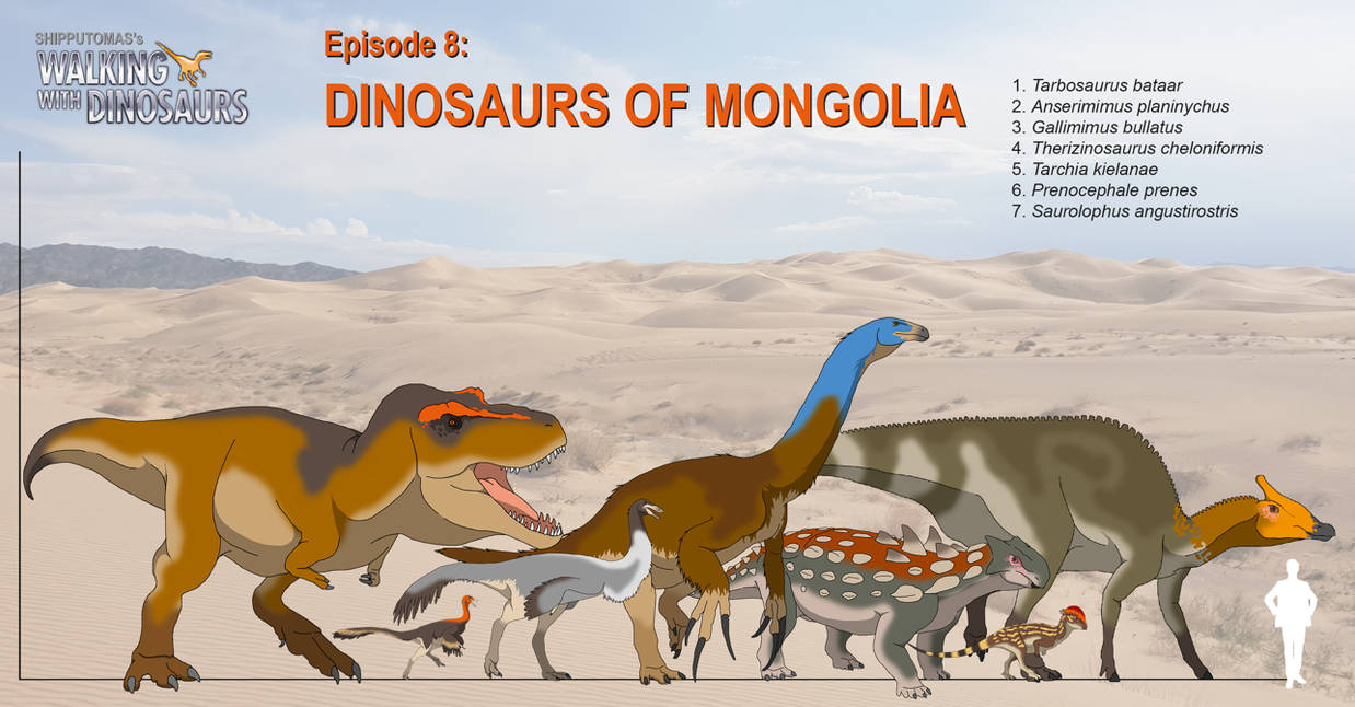 Shipputomas WWD - Dinosaurs Of Mongolia by shipputomas on DeviantArt