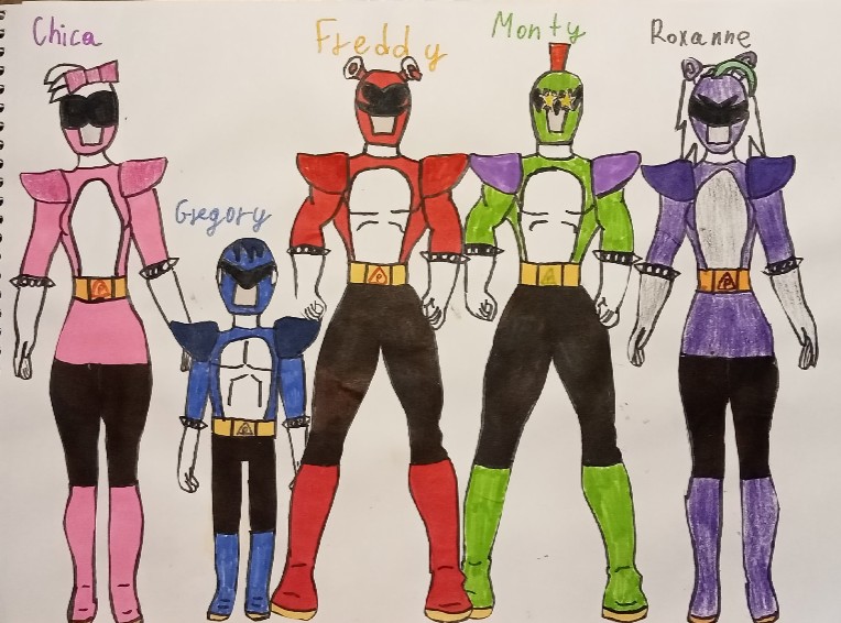 Power Rangers Glam by AnthonySid2003 on DeviantArt