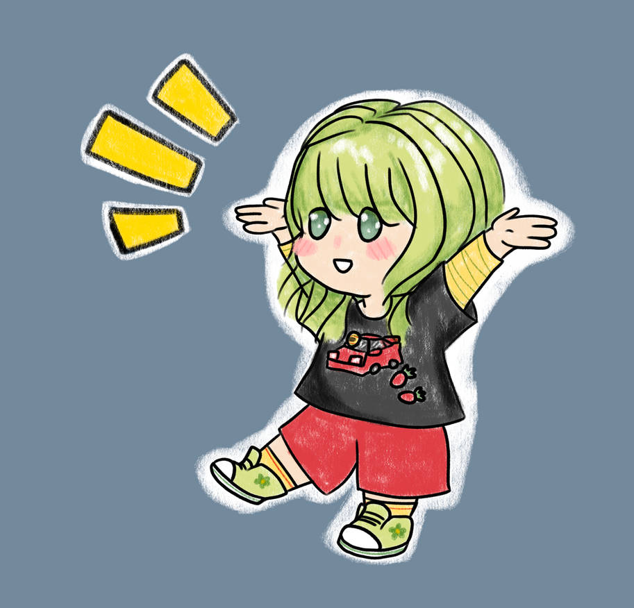 Friendchi Friend Chibi by styxal on DeviantArt