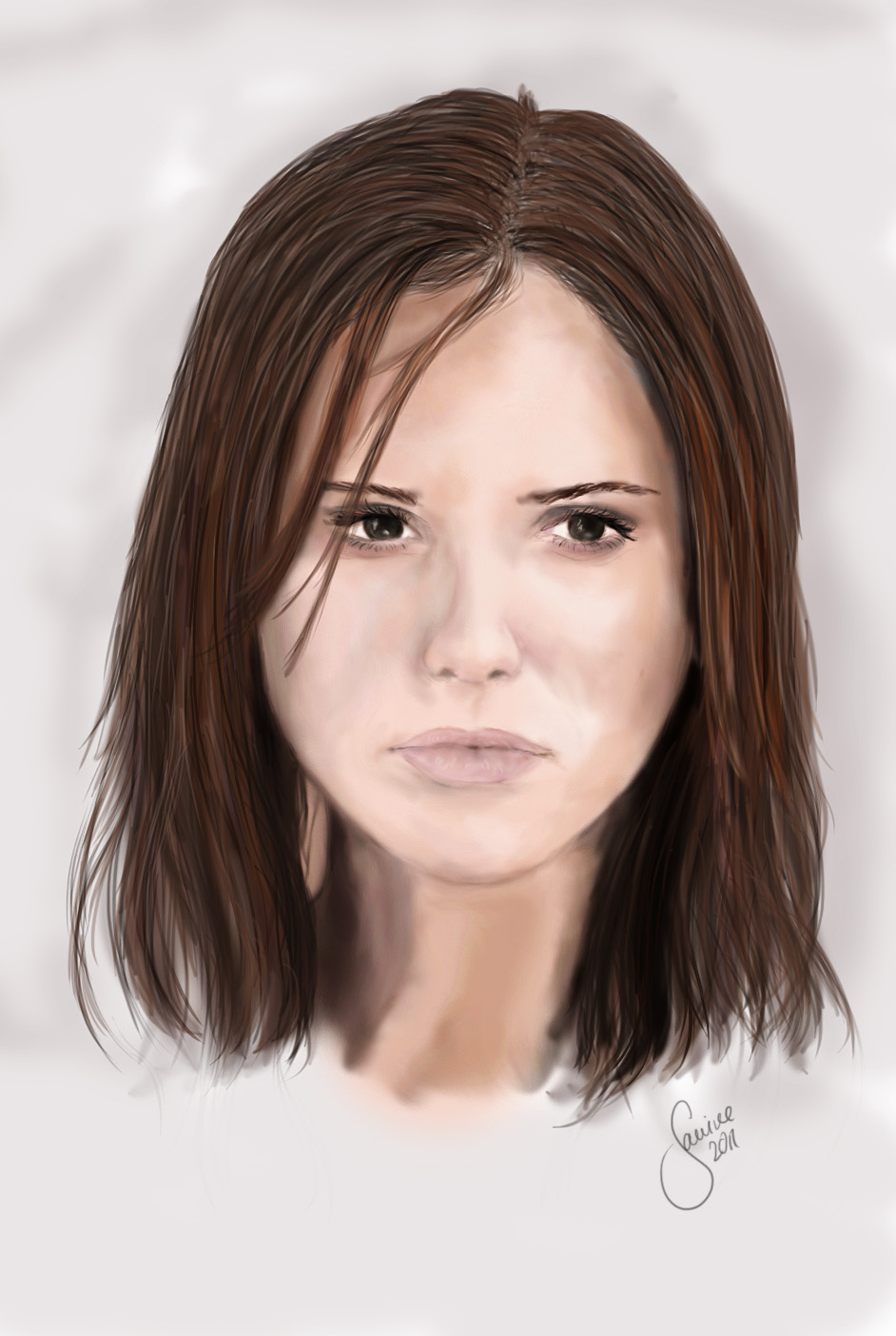 Speedpainting: Sophia Bush by janine83