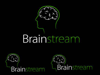 Logo for Brainstream: Green