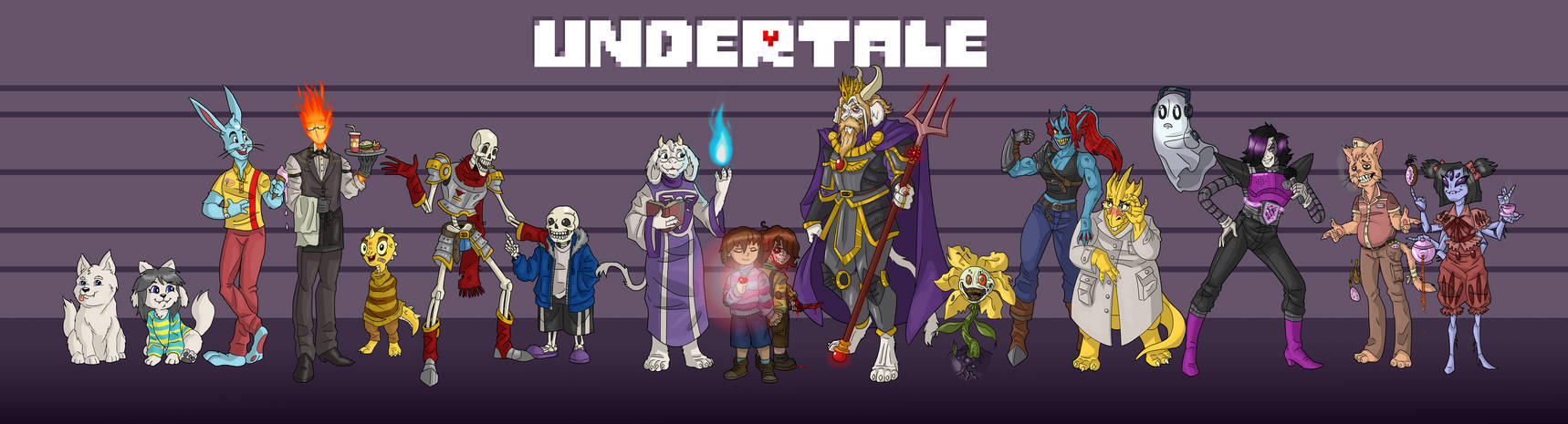 Undertale Character Concept Lineup by MrGwynplaine on DeviantArt