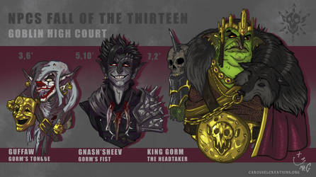 Fall of the Thirteen NPC: Goblin Court. pt 1
