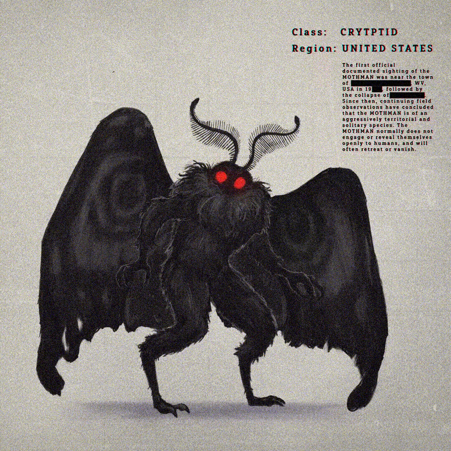 Mothman by MossyFrog0 on DeviantArt