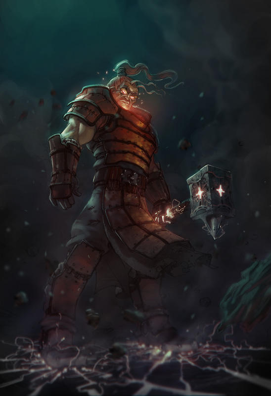 Angry Samurai with Hammer by UrbanMelon on DeviantArt