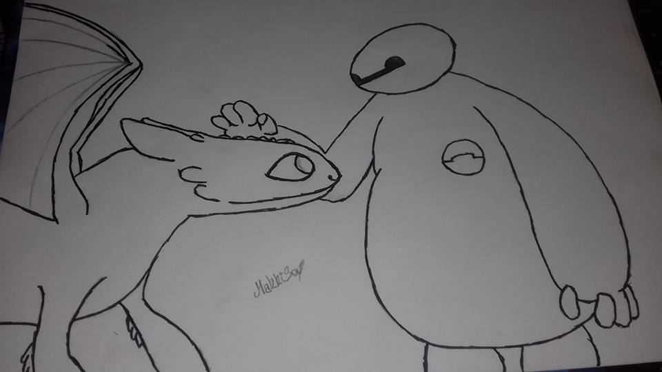 Toothless Baymax By MakkiSa On DeviantArt
