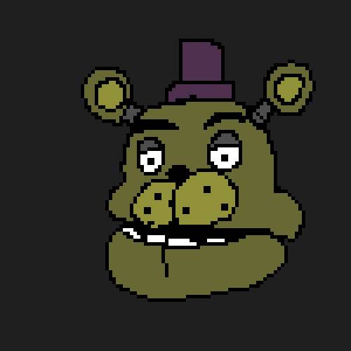 Adventure Nightmare - FNAF World - Pixel Art | Greeting Card