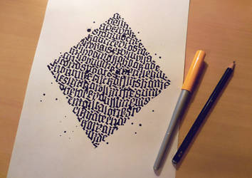 Diamond Calligraphy