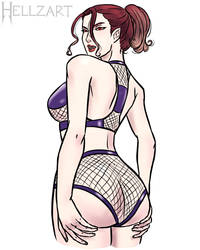 Booty Ass Meme with Ruby (Booty Shorts) by Hellzart