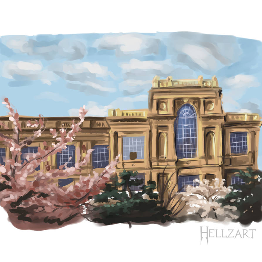 Sketchy Building Study by Hellzart on DeviantArt