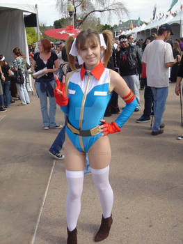 Reiko Holinger cosplay from Gundam