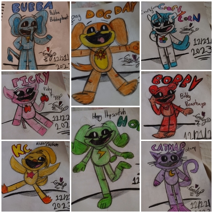 Poppy Playtime Chapter 3 Smiling Critters Fan-art! by emilyiskawaii2 on ...
