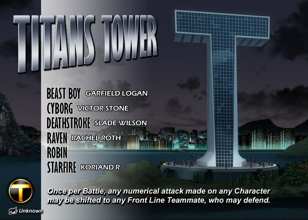 Teen Titans Tower Map