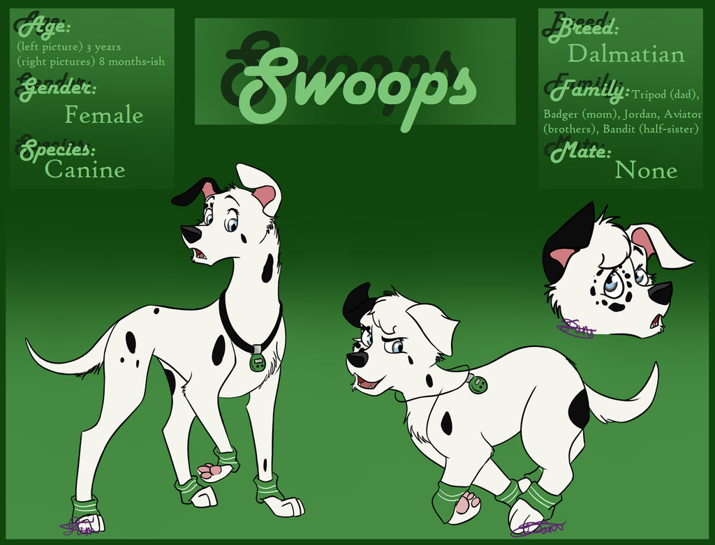 Swoops Ref Sheet by 101sketcher on DeviantArt