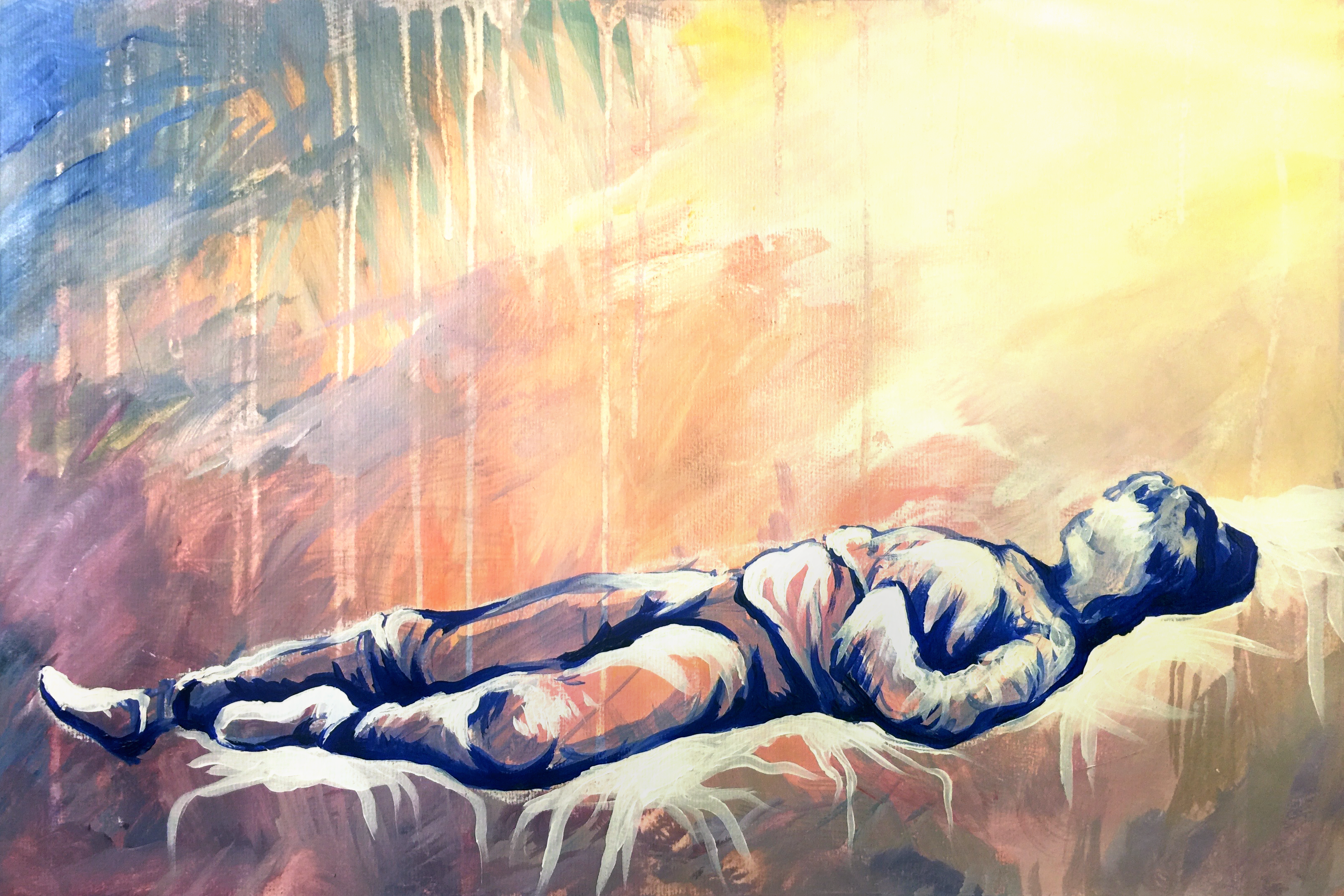 Otago Polytechnic: Life Painting 1hr Pose