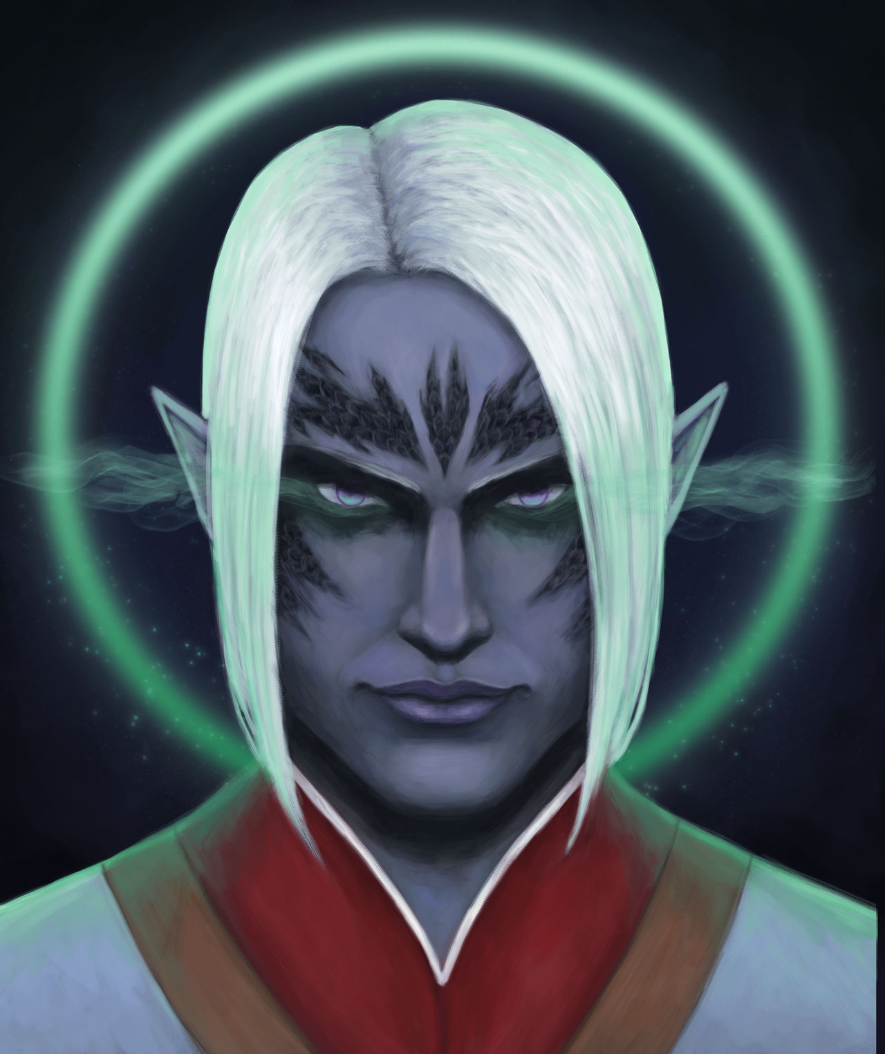 My necro drow from BG3 by Veresart on DeviantArt