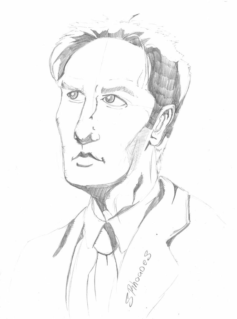 Mulder Drawing Fox Mulder by s-rhoades on DeviantArt