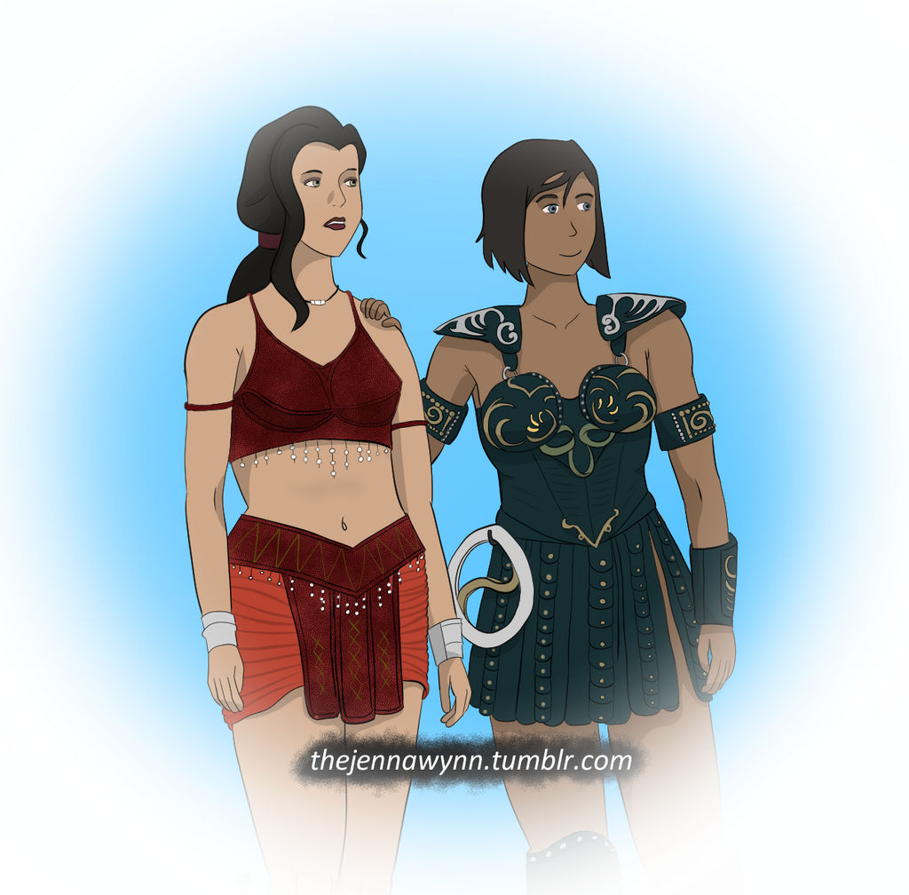 Korrasami Xena Gabrielle crossover