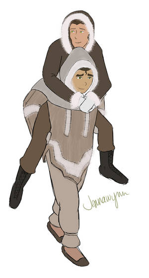 Nuktuk and Asami from Fieldwork (Korrasami fic)