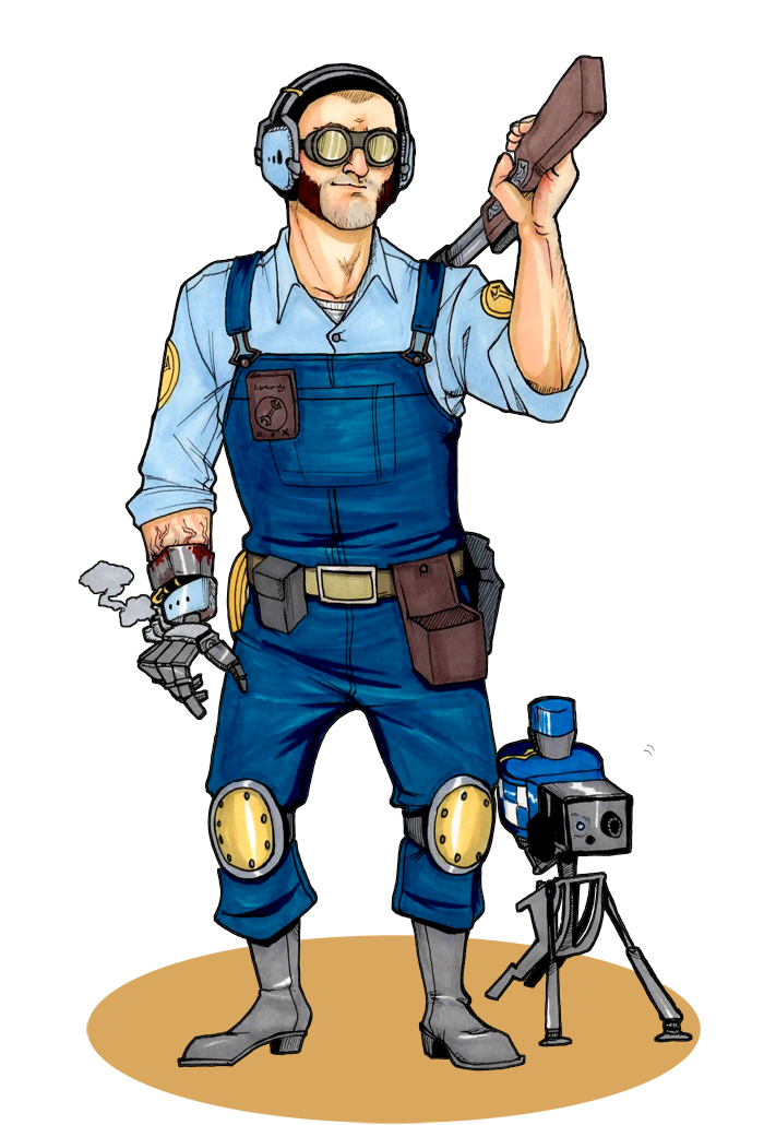 My Engineer Loadout by kisbe on DeviantArt