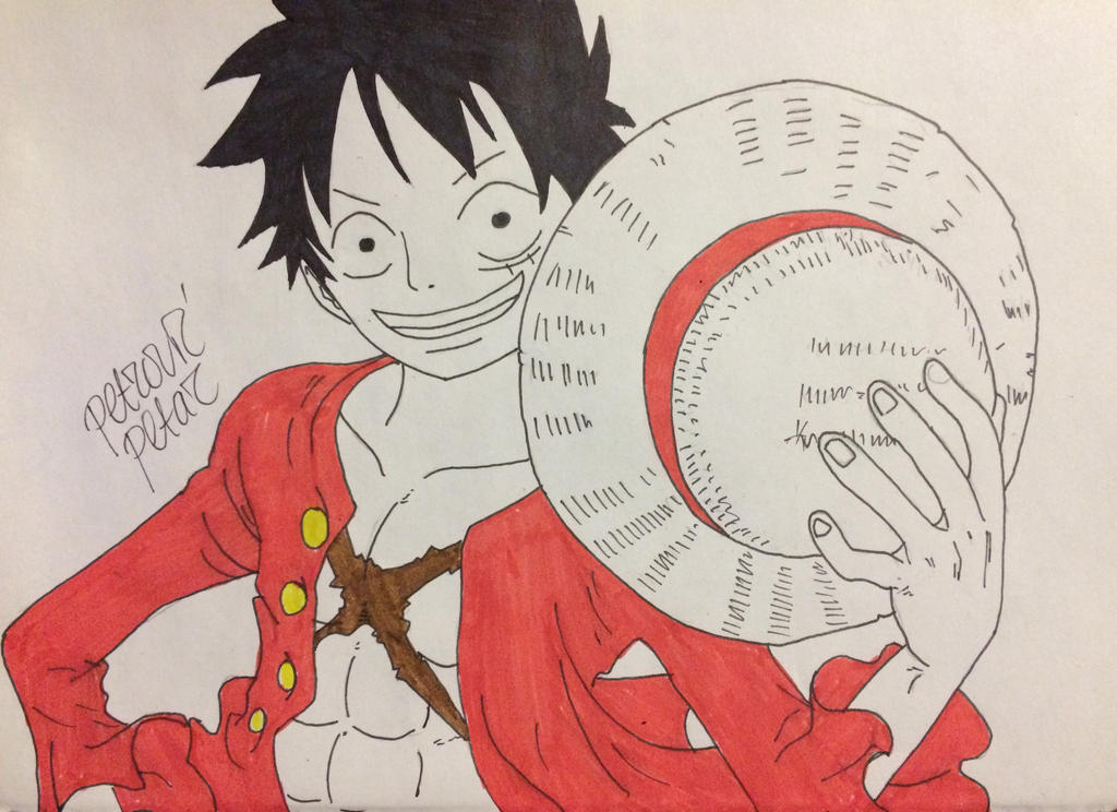 One Piece - Straw Hat Luffy (Monkey D Luffy) by hikenfushicho on DeviantArt