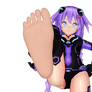 Barefoot Purple Heart