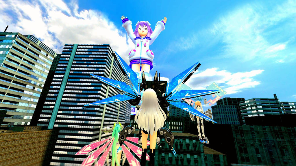 liz (over the horizon) by mutednep on deviantart... Attack of the Giant Neptune by MutedNep on DeviantArt