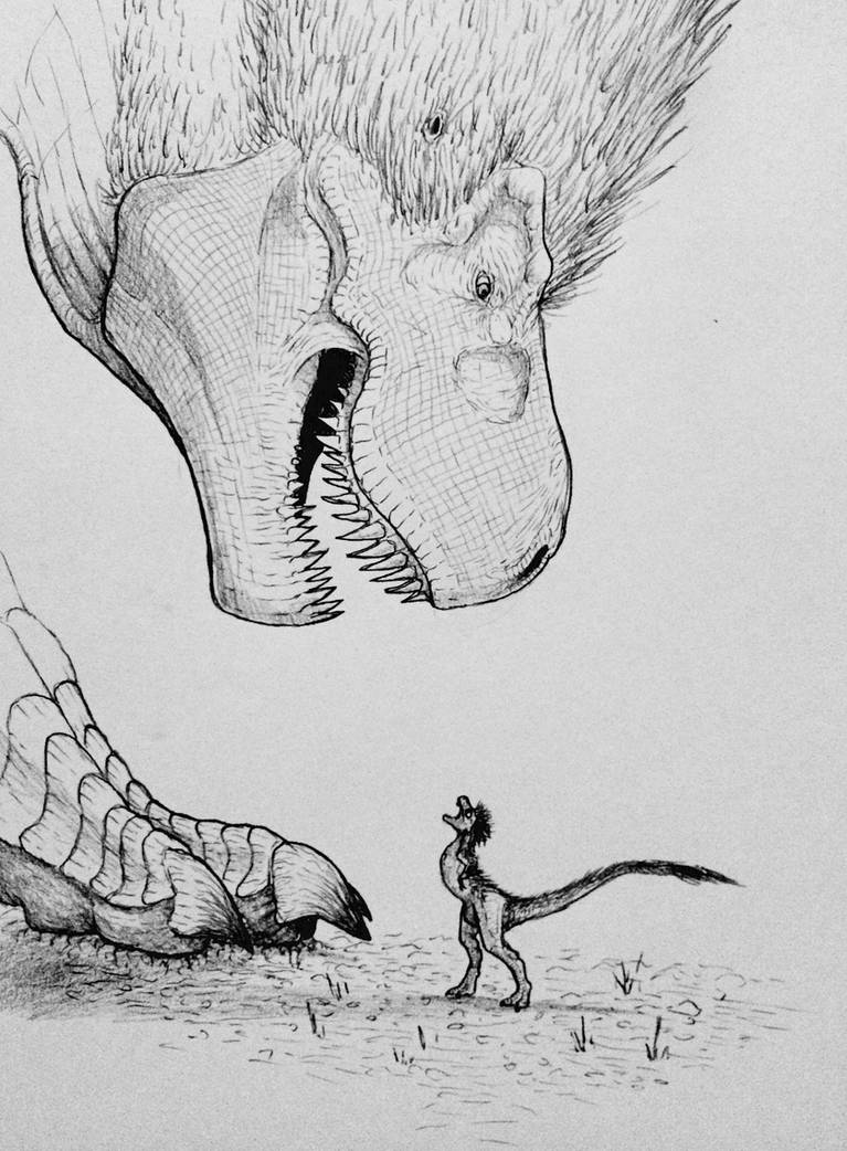 Mama Rex Mama Rex attending to her baby by TheGreatestLoverArt on DeviantArt