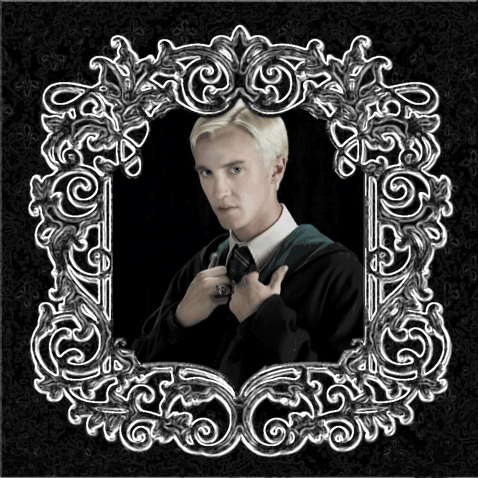 Draco Malfoy (animated portrait) by thetansideofthemoon on DeviantArt