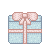 Free-to-Use avatar: Christmas present (Blue)