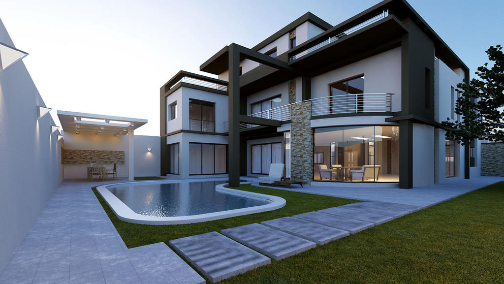 Render villa by uticlive on DeviantArt
