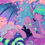 Neon Velvet Mischief
