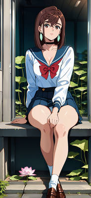 Momo Ayase Sailor Suit Classic | Free Walls