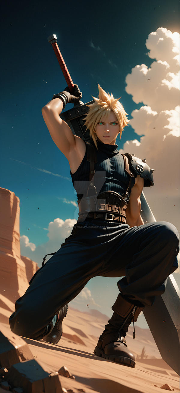 Dj Strife Cloud Strife | Corel Desert by AphoneWallpaper on DeviantArt
