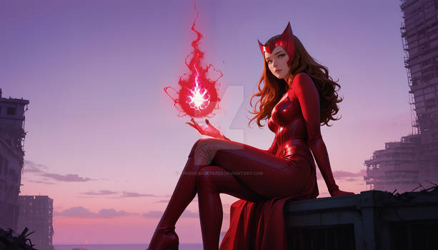 Scarlet Witch Reality Weaver Desk Wall