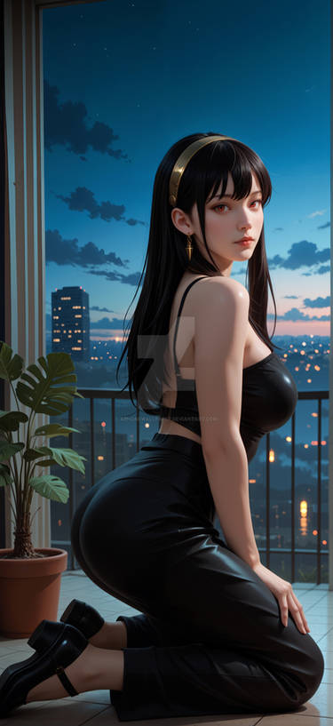 Yor Forger Shadowed Silhouette