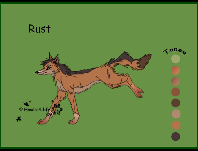 Rust First Character Rust Character Sheet by Howls-4-life on DeviantArt