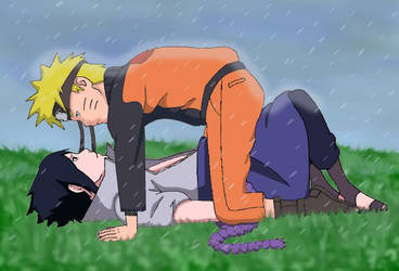 Naruto Sasuke - Under the Rain by vbsuper-sama