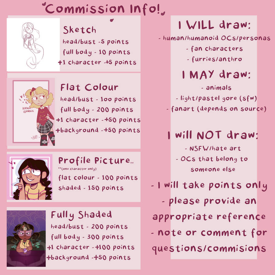 Commission Info