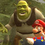 Mario and Shrek