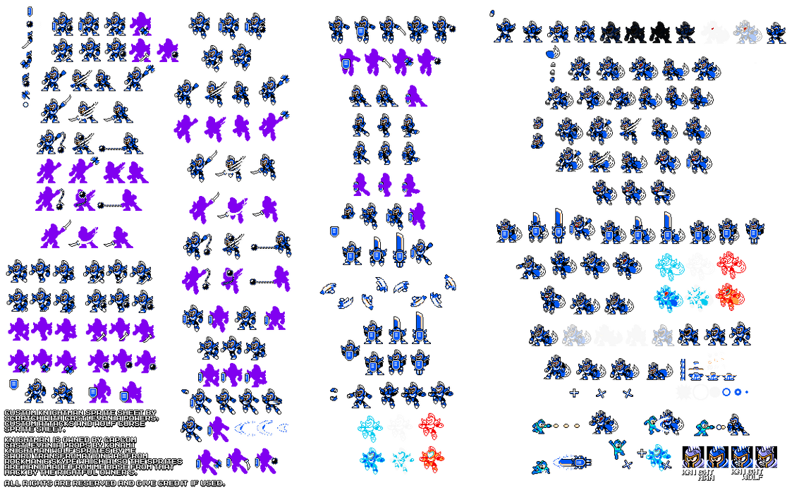 Knightman Custom Sprite Sheet (OLD) by IceLucario20xx on DeviantArt