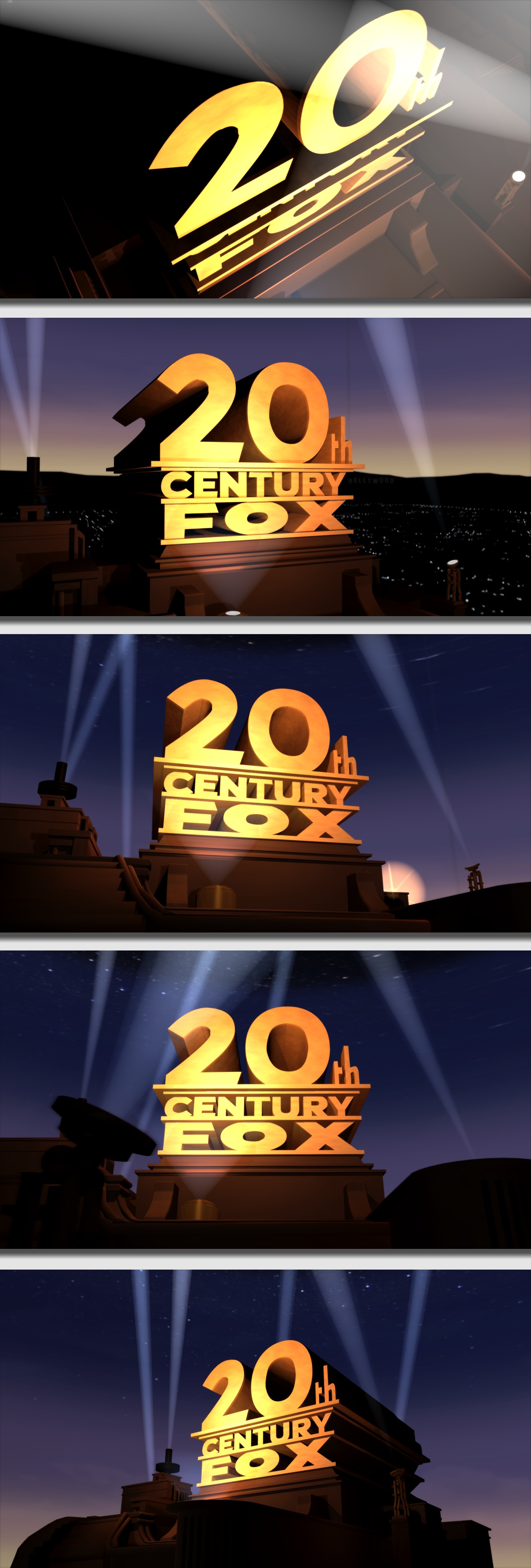 20th Century Fox logo by Krisz395 remake by TheGiraffeGuy2013 on DeviantArt