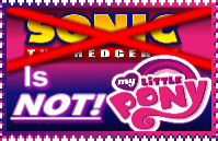 old Anti Sonic x MLP Crossover Stamp