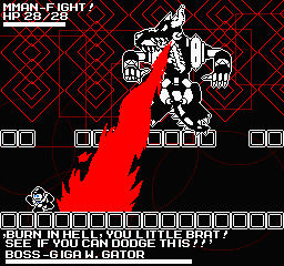 Megatale Facing Giga W Gator By Icelucarioxx On Deviantart